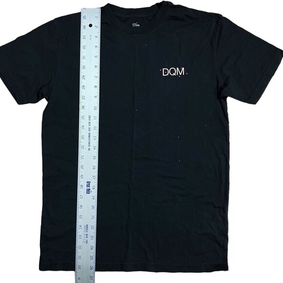 DQM Dave’s Quality Meat Skate T Shirt Mens S Black NYC Spellout Made In USA - Picture 3 of 7